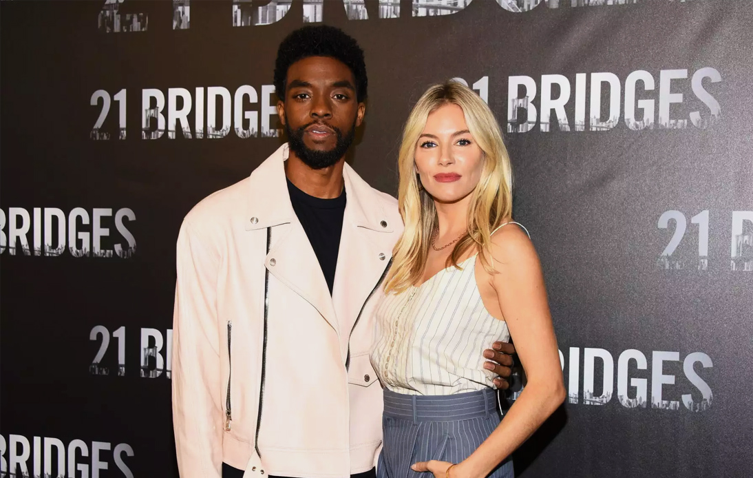 Chadwick Boseman Donated Part of Salary to Sienna Miller