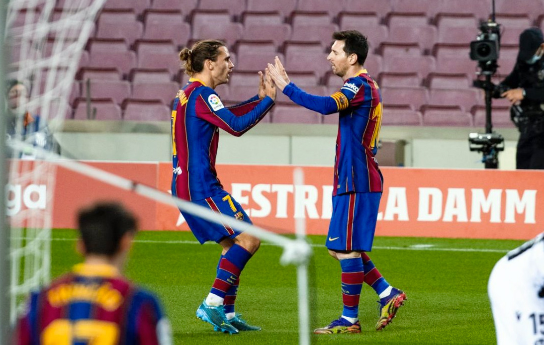 Messi Scores Late Barcelona Winner Against Levante