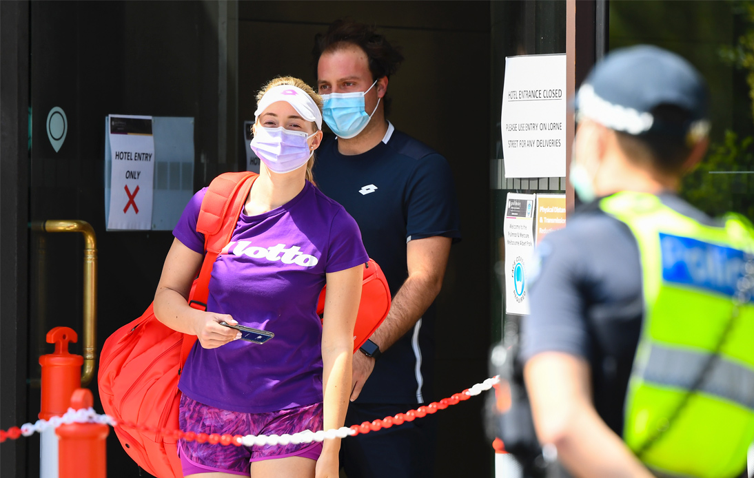 Australian Open Tennis Players Have Begun To Leave Hotel Quarantine