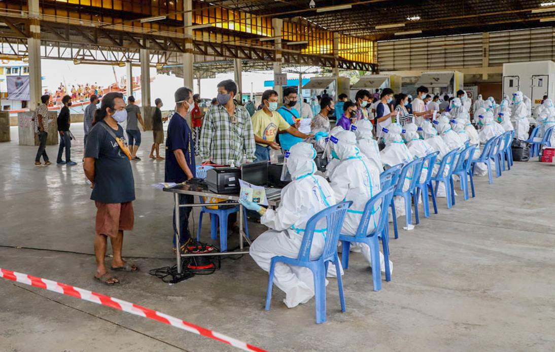 Thailand Recorded 374 New COVID-19 Infections, Mostly in Samut Sakhon