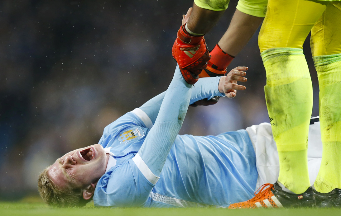 Manchester City Star Kevin De Bruyne Out for 4–6 Weeks