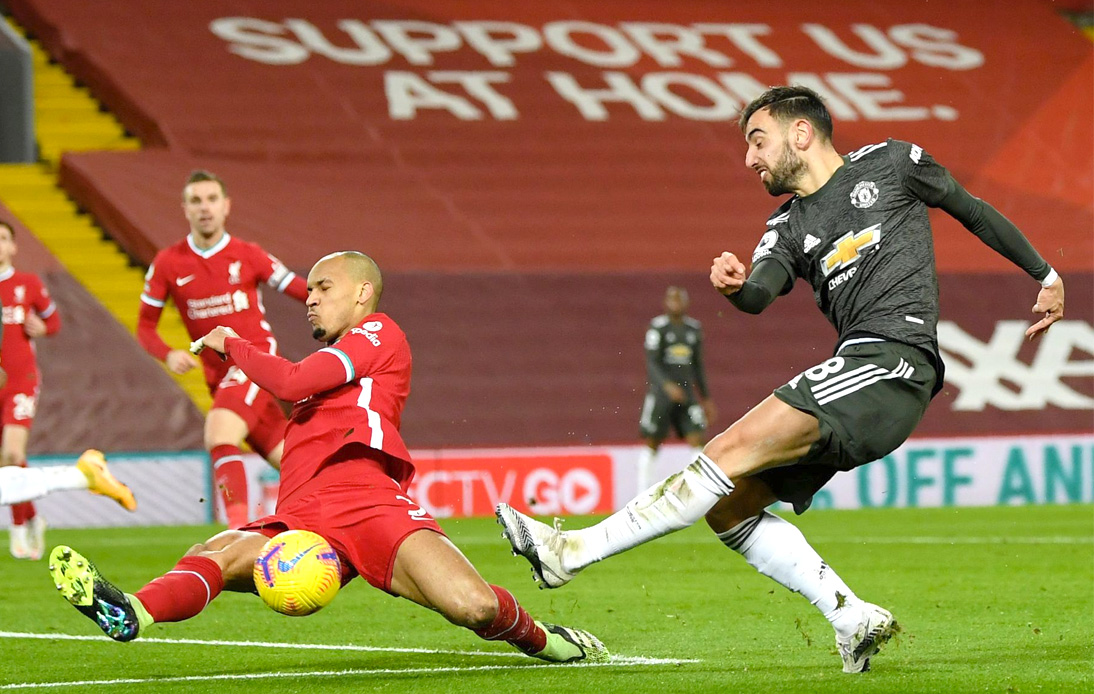 Manchester United and Liverpool Draw 0–0 at Anfield