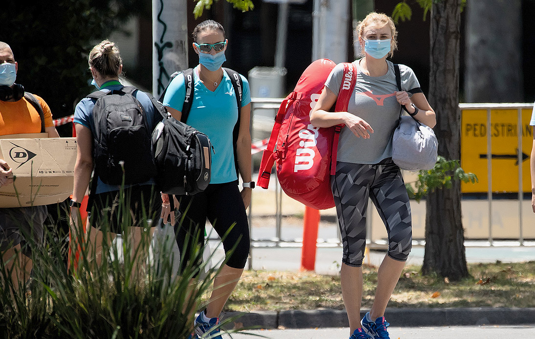 Australian Open Players To Return to Isolation After Coronavirus Case