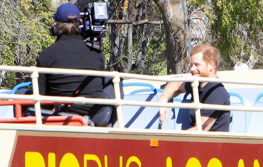 Prince Harry and James Corden Film Carpool Karaoke in LA