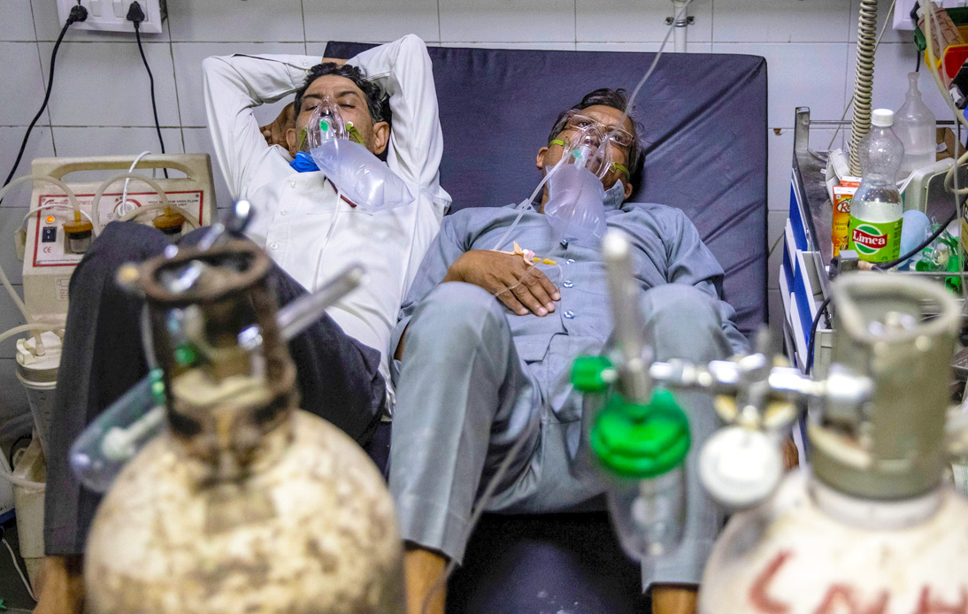 India Sees Record COVID Cases Amid Oxygen Shortage