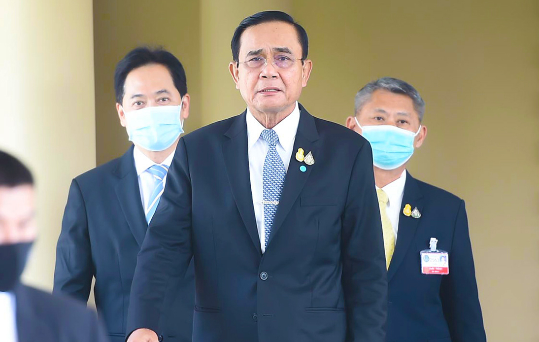Prayut Becomes First Person Fined for Flouting Mask-Wearing Rule