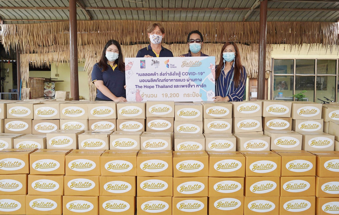 Thai Union Donates 30,000 Cat Food Cans to Pet Shelters