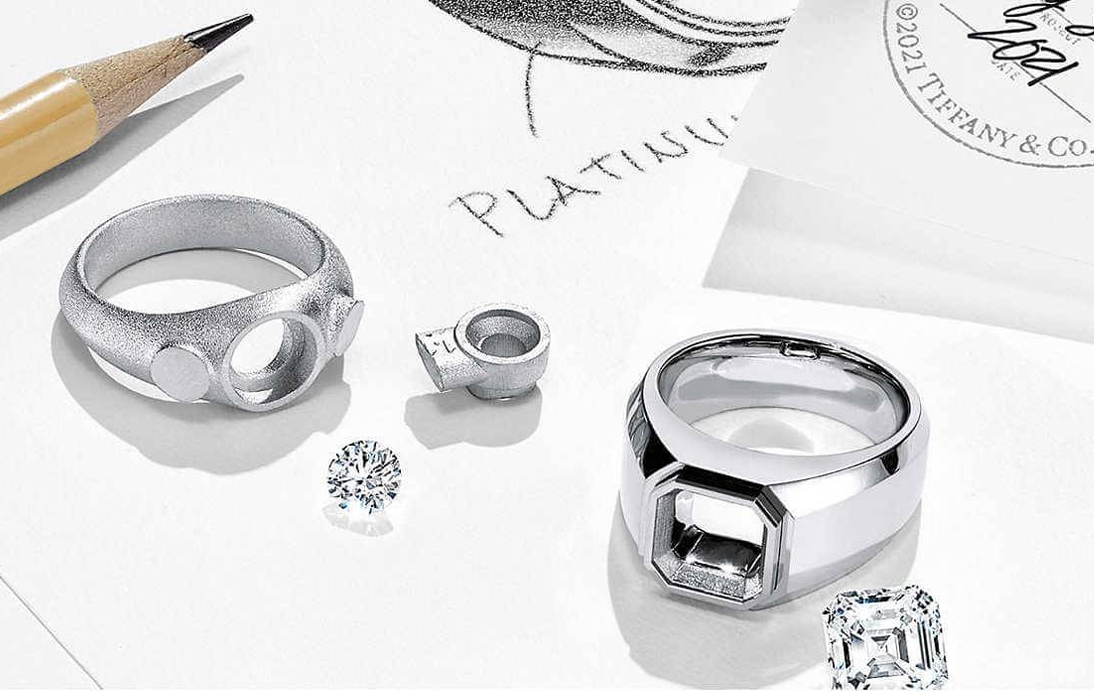 Tiffany & Co. Mens Platinum Wedding Band Ring 4mm Wide Size 9.25 RRP $ –  Catherine Trenton Jewellery