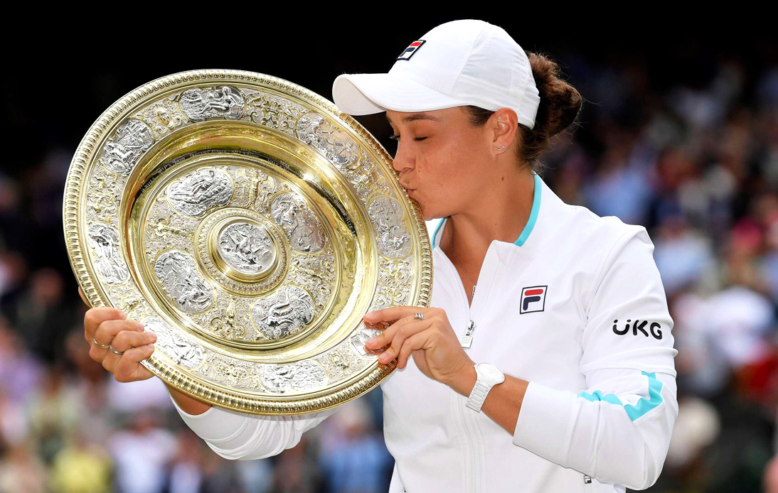 Ashleigh Barty Defeats Karolina Pliskova To Claim Wimbledon Title