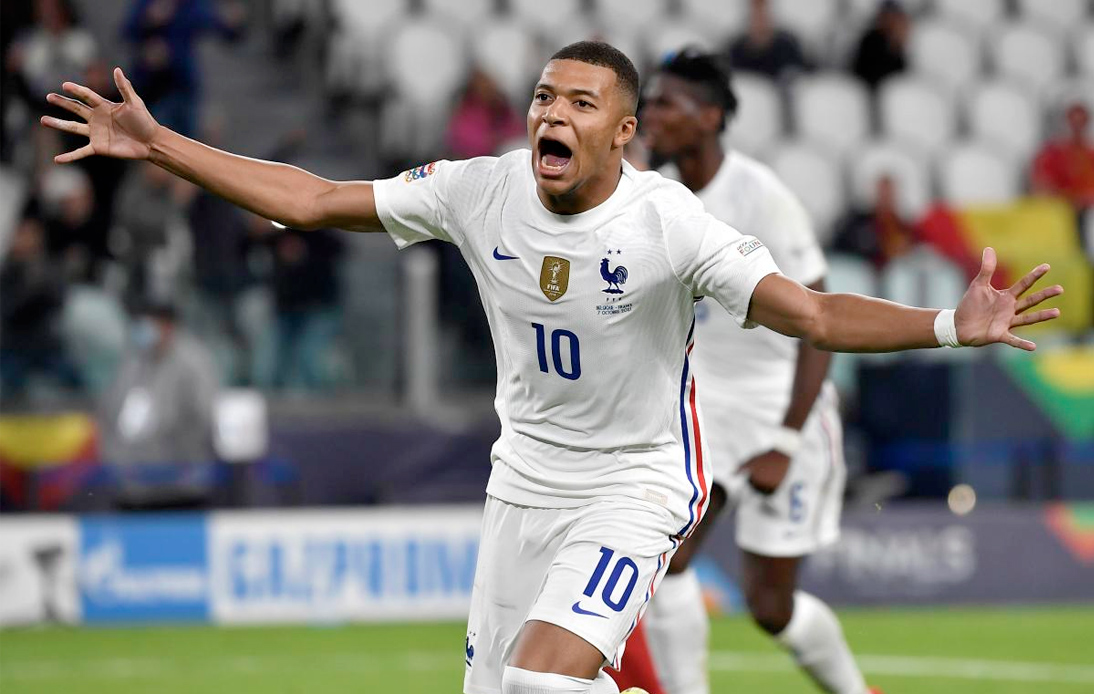 Mbappe Scores for France To Win the Nations League