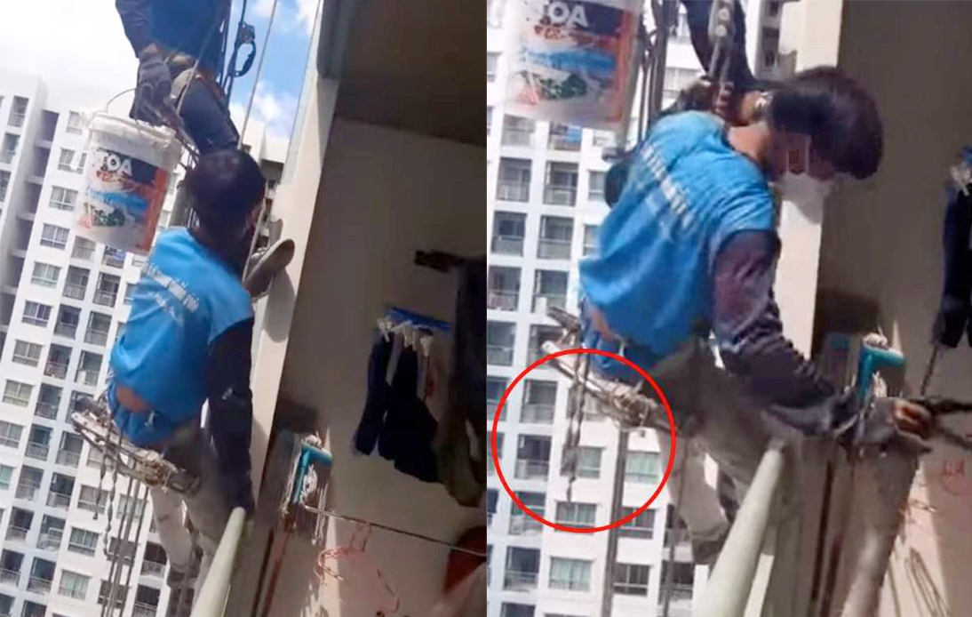Woman Who Cut Painters’ Rope In Nonthaburi Condo Confesses