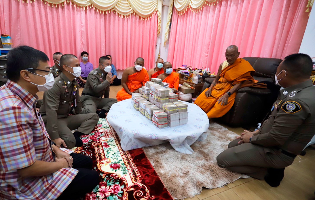 Stolen B63m From Temple Funds Donations Returned to Abbot