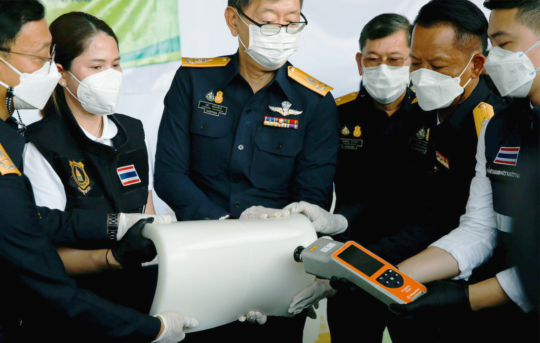 900kg Meth Haul Bound for Taiwan Seized at Bangkok Port