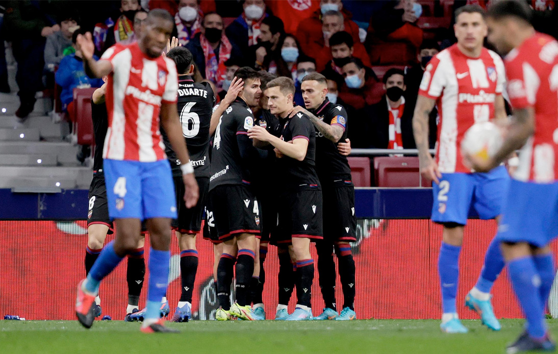 Atlético Madrid Suffer Another Setback Losing to Levante