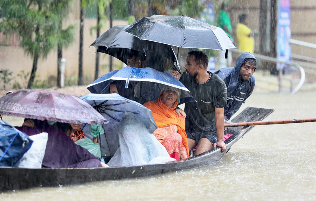 Heavy Monsoon Downpours Hit Bangladesh, Impacting Nearly 500,000 People