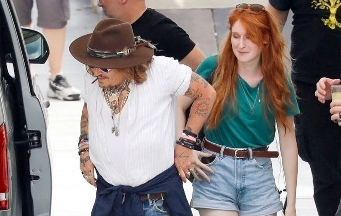 Johnny Depp Spotted Out With Mystery Female Friend in Italy