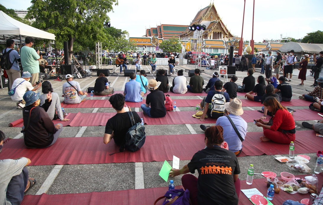 Most Bangkokians Back Designating Protest Sites, Nida Poll Shows
