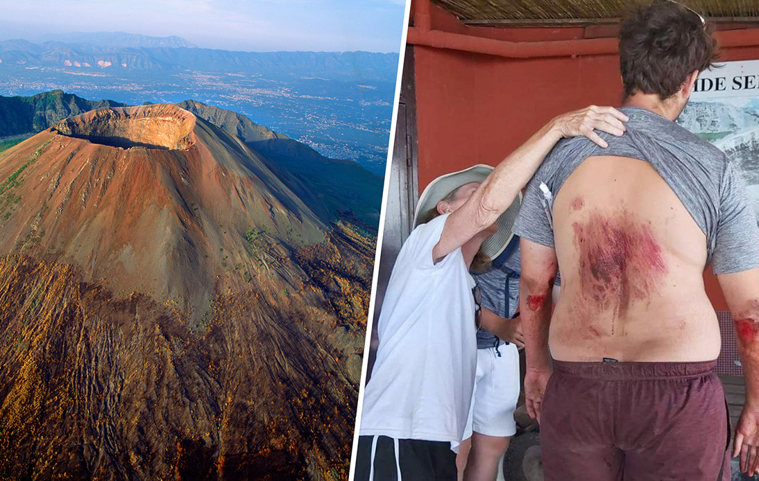 Man Falls Into Mount Vesuvius Crater While Taking a Selfie
