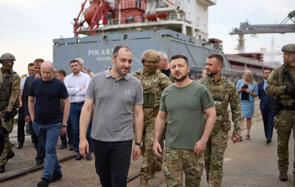First Grain Ship Leaves Ukraine Port Amid Ongoing War