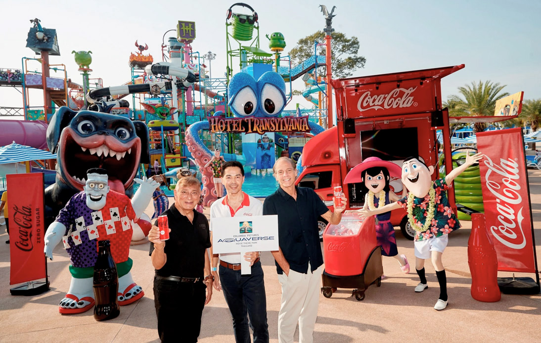 Columbia Pictures Aquaverse and Coca-Cola: Water Park Partners