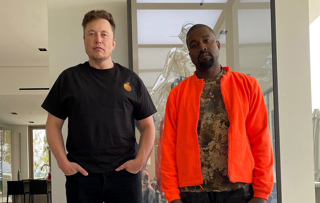Elon Musk Suspends Kanye West From Twitter Over Swastika Post