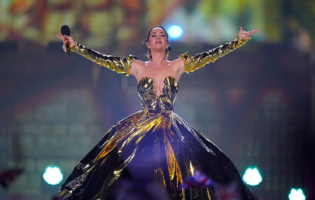 Katy Perry and Other Stars Sing at King’s Coronation Concert