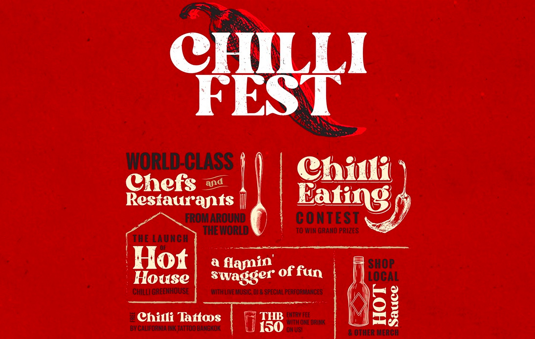 Heat Up Your Taste Buds! – Visit Bangkok’s First-Ever “Chilli Fest”