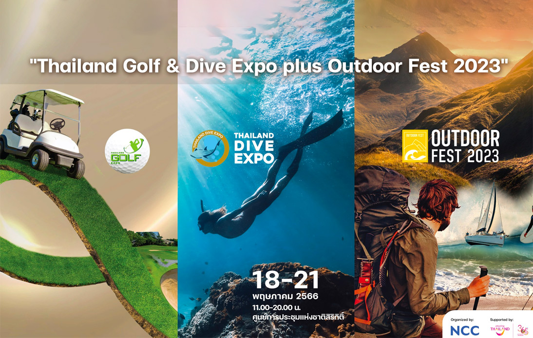 Thailand Golf & Dive Expo Plus Outdoor Fest 2023 at QSNCC