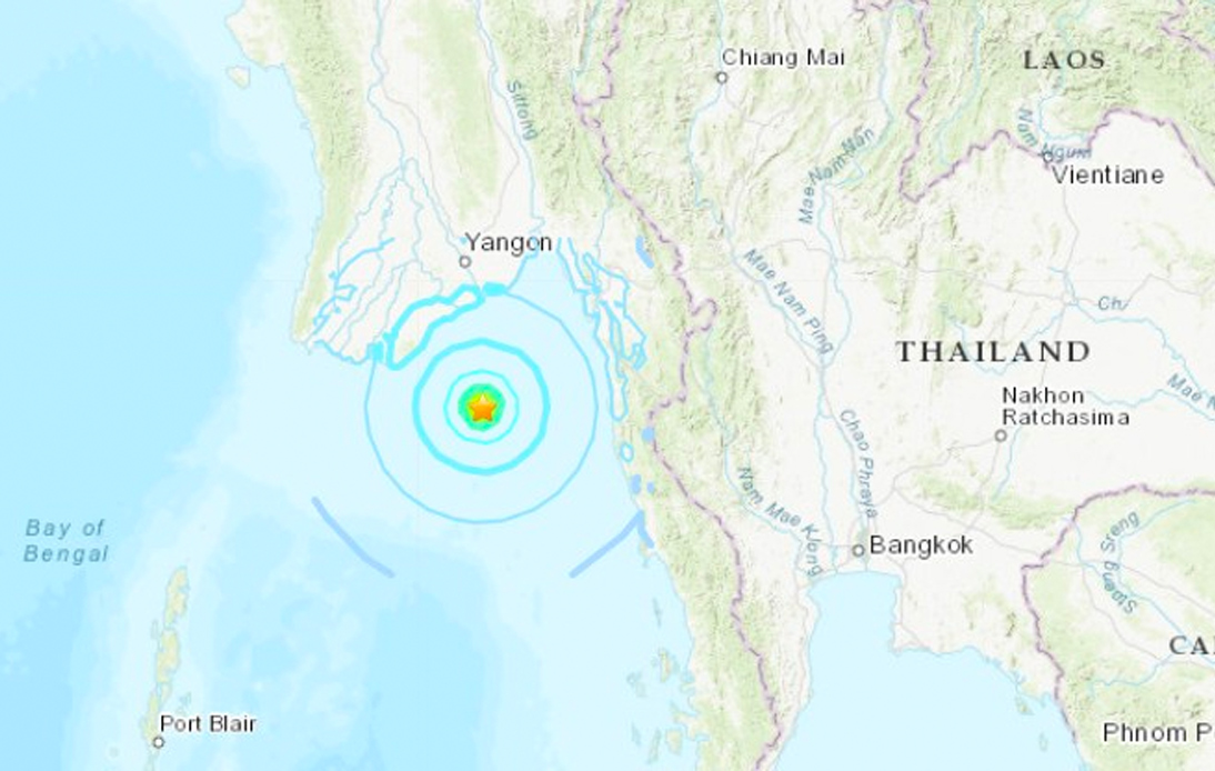 Myanmar Earthquake Shakes Buildings in Thailand on Monday