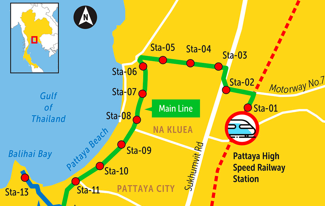 Pattaya Unveils Four Ambitious Monorail Plans to Tackle Traffic
