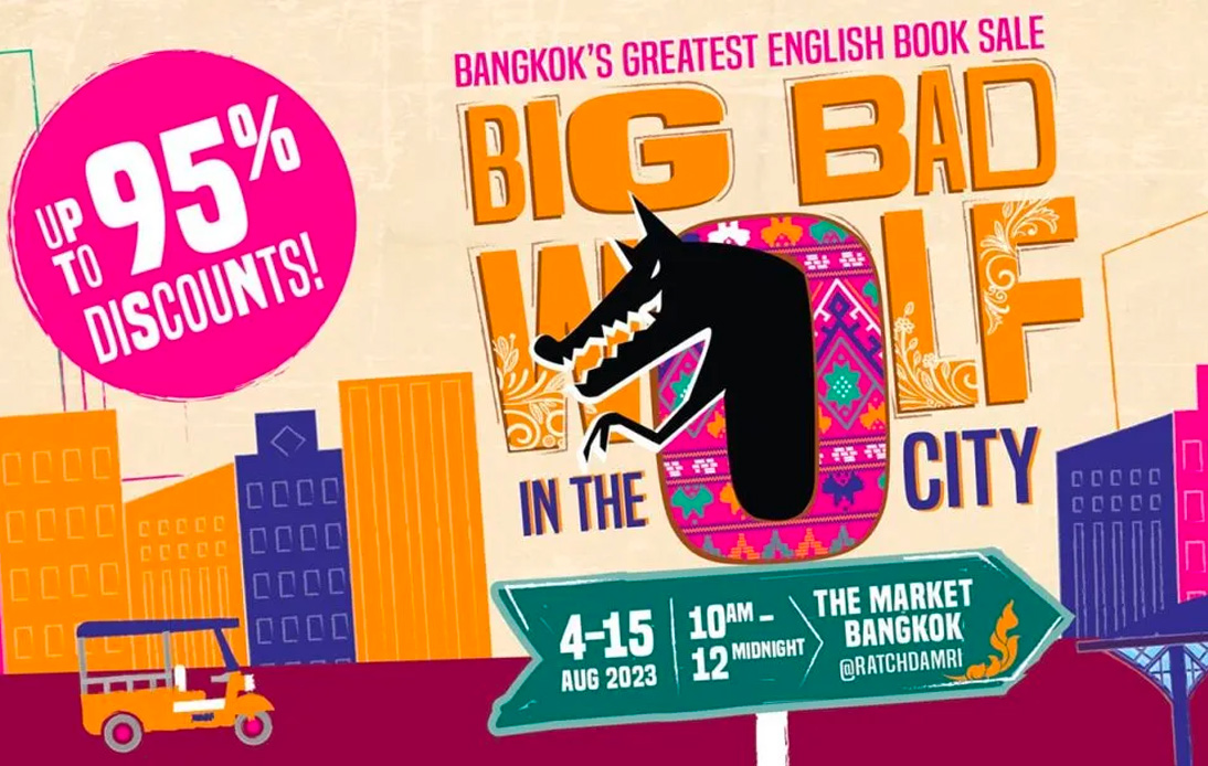 The Big Bad Wolf Book Sale To Come to Bangkok This August