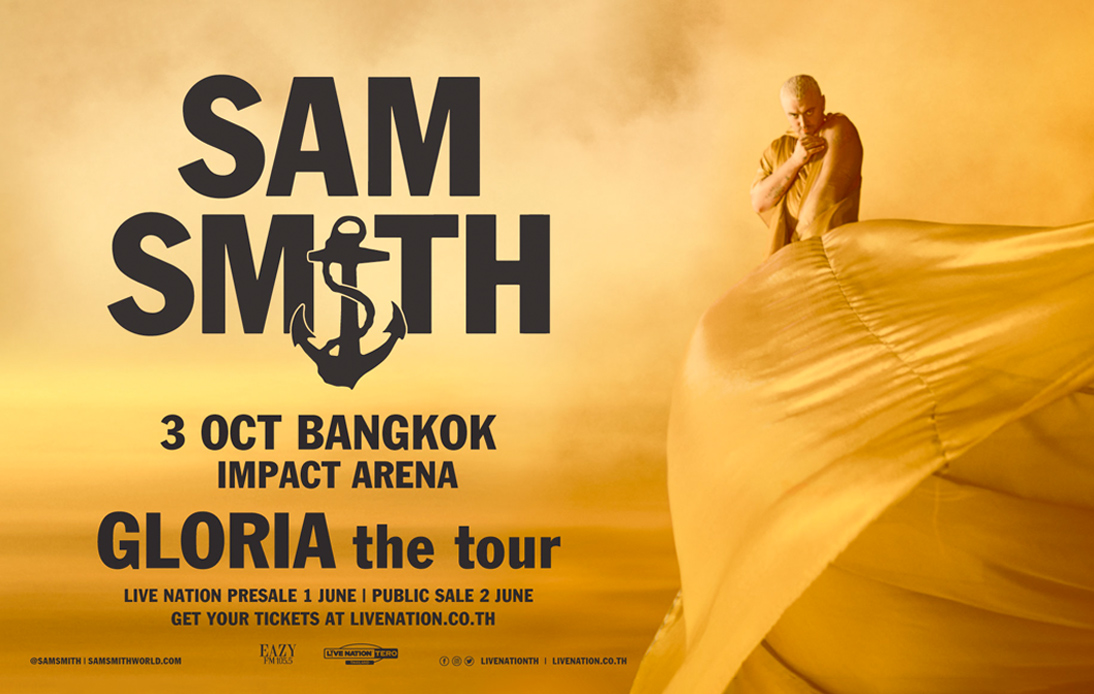Sam Smith Returning to Bangkok With ‘GLORIA the tour’ Concert