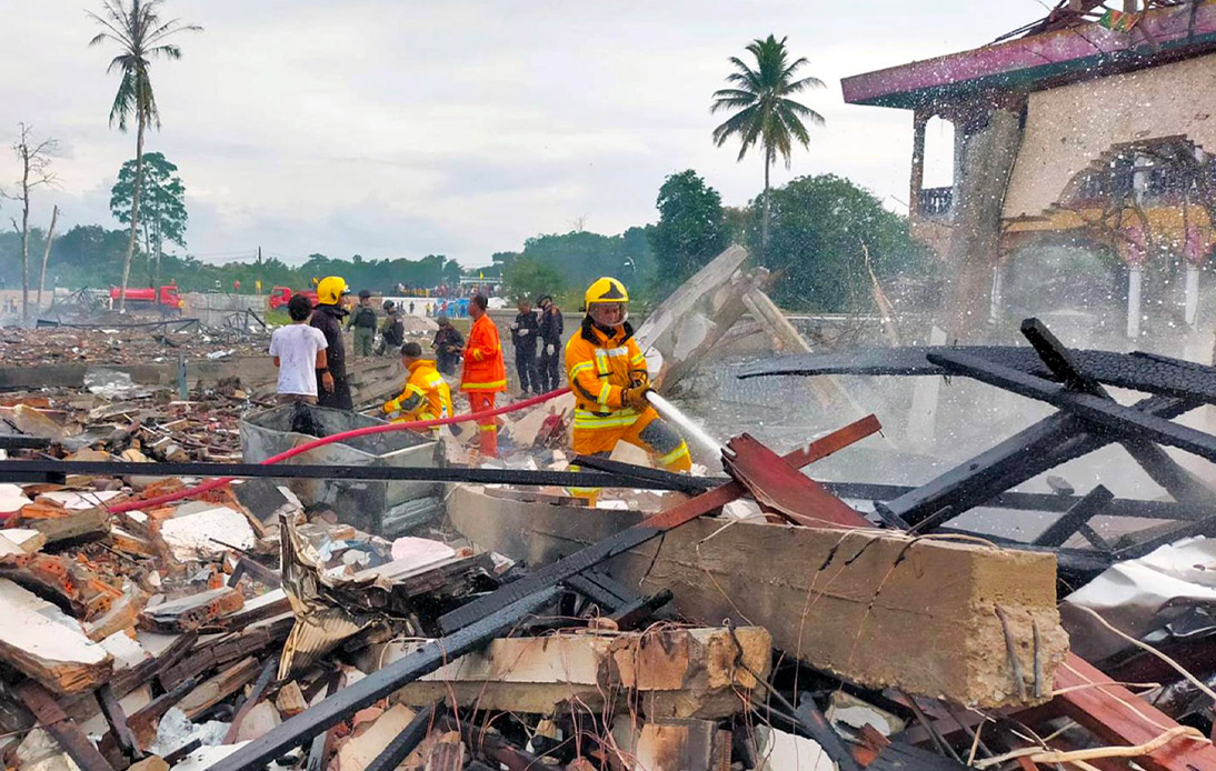 Victims of Narathiwat Fireworks Disaster File 300m Baht Lawsuit