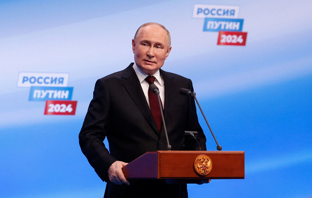 Putin Wins Russia’s Presidential Election With No Real Contender