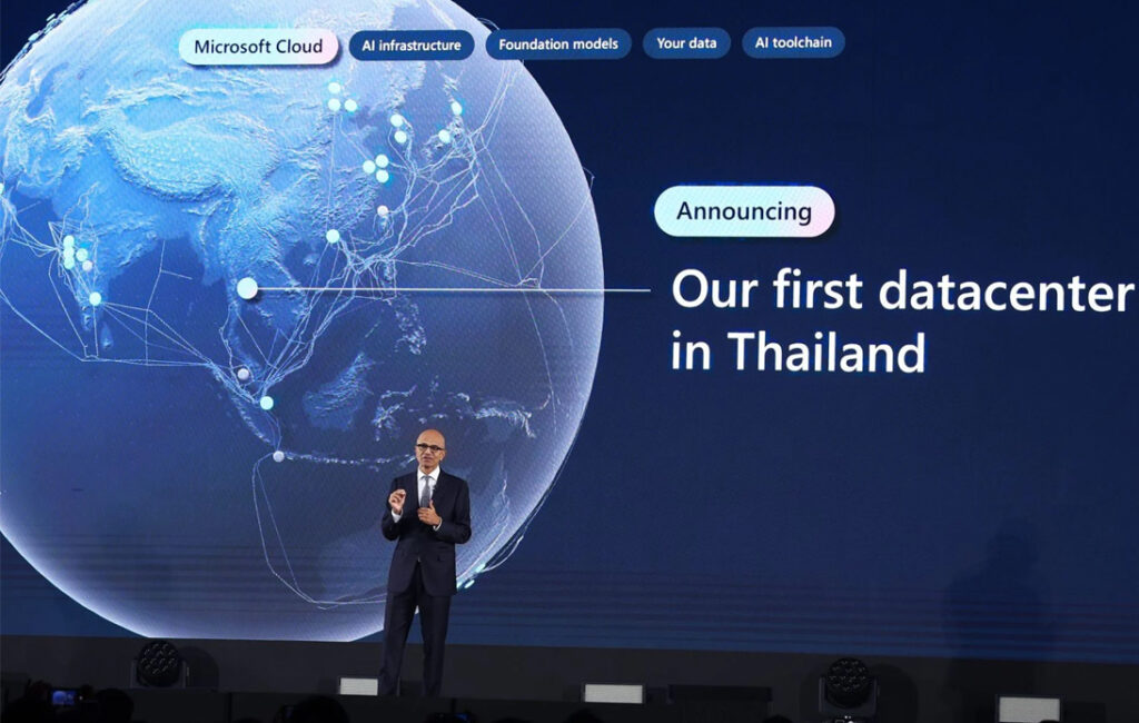 Microsoft Reveals Plans To Build Its First Data Center in Thailand